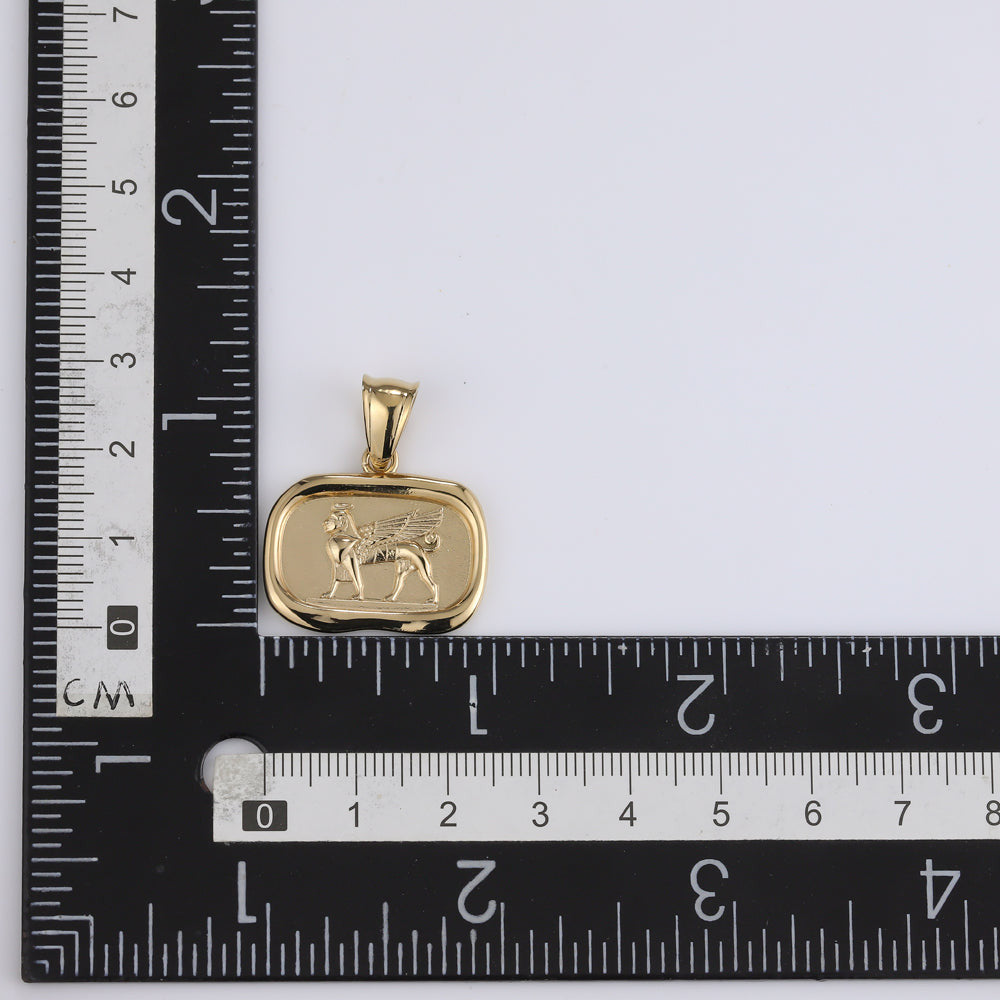 PSS1181 STAINLESS STEEL SQUARE PENDANT AAB CO..