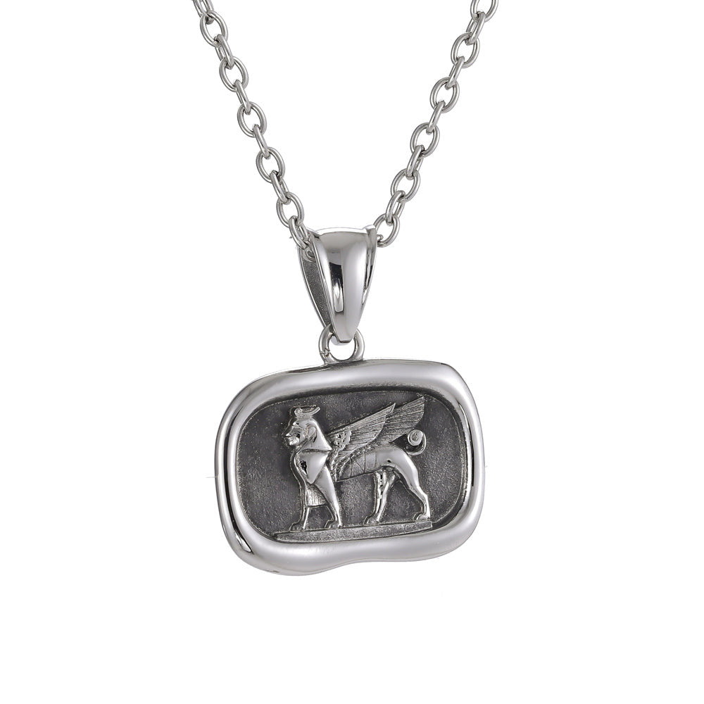 PSS1181 STAINLESS STEEL SQUARE PENDANT AAB CO..