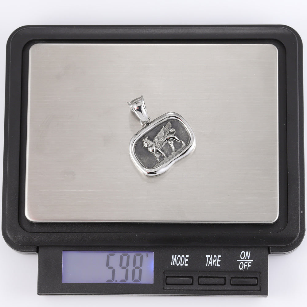 PSS1181 STAINLESS STEEL SQUARE PENDANT AAB CO..