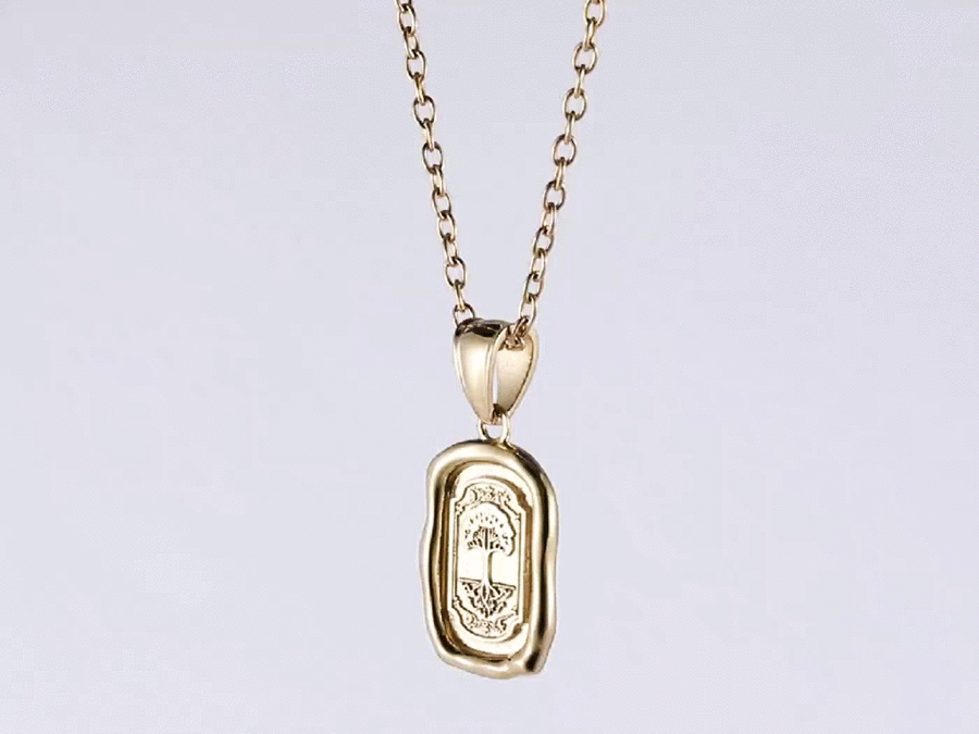 PSS1182 STAINLESS STEEL PENDANT WITH THE TREE OF LIFE AAB CO..