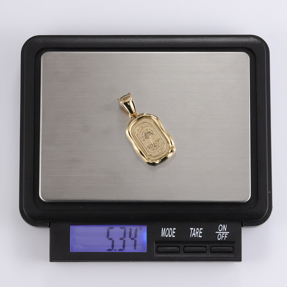 PSS1182 STAINLESS STEEL PENDANT WITH THE TREE OF LIFE AAB CO..