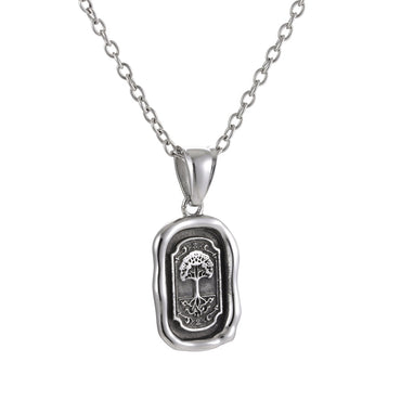 PSS1182 STAINLESS STEEL PENDANT WITH THE TREE OF LIFE AAB CO..