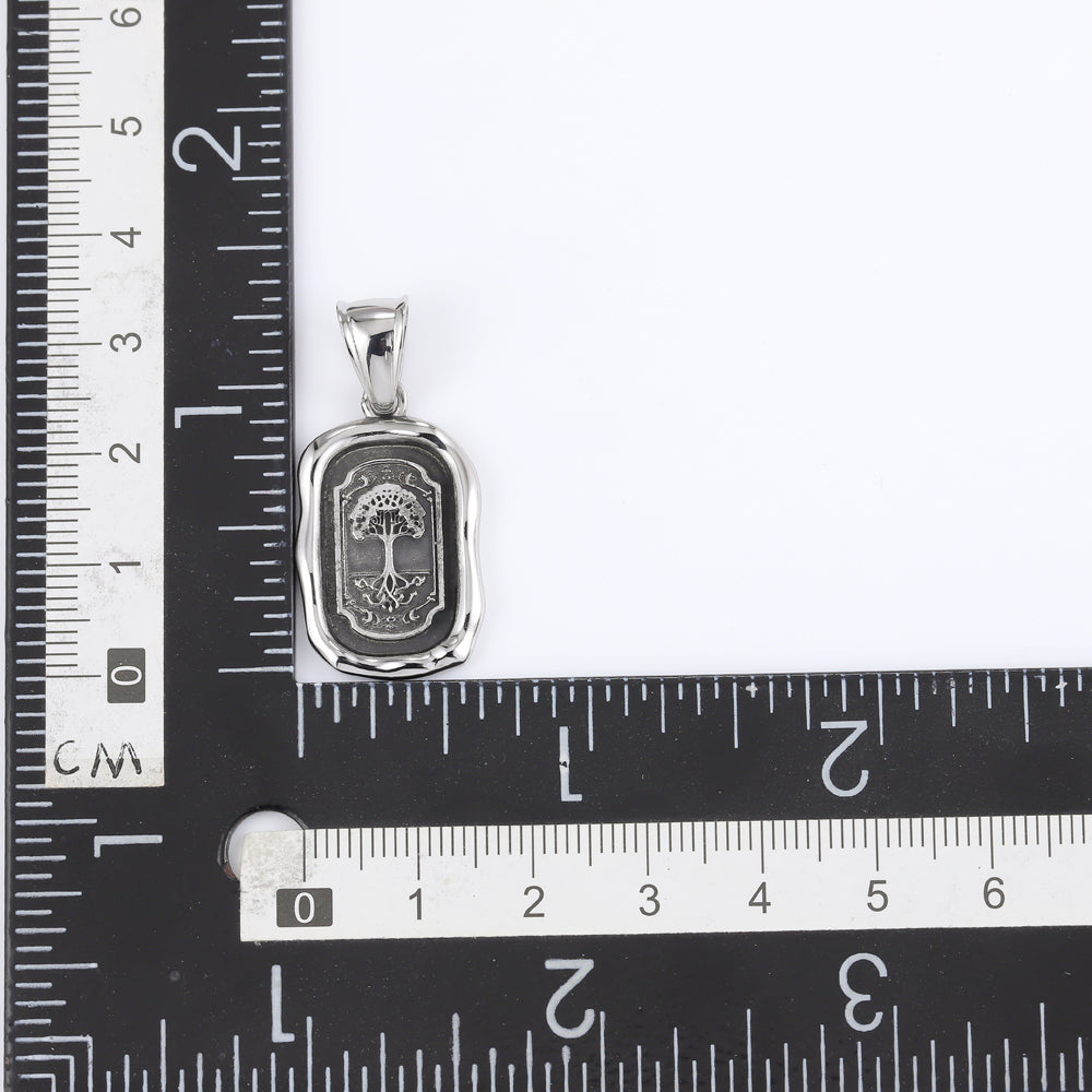 PSS1182 STAINLESS STEEL PENDANT WITH THE TREE OF LIFE AAB CO..