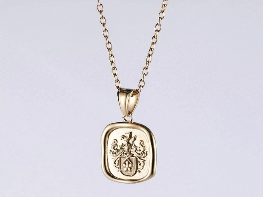 PSS1183 STAINLESS STEEL SQUARE PENDANT AAB CO..