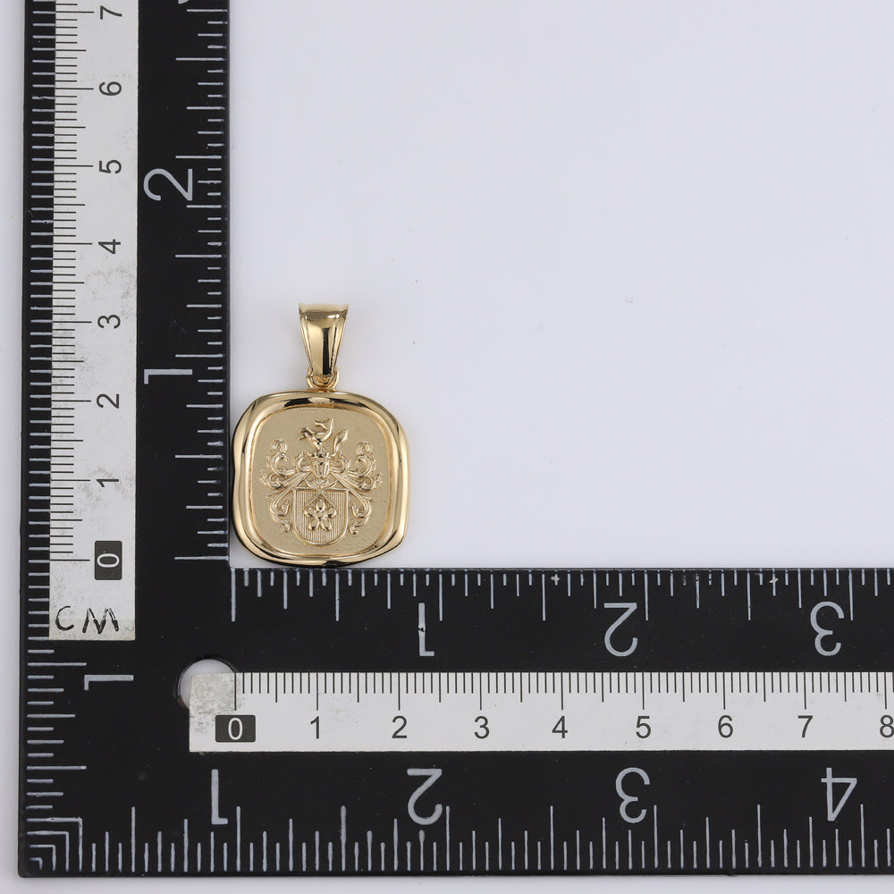 PSS1183 STAINLESS STEEL SQUARE PENDANT AAB CO..