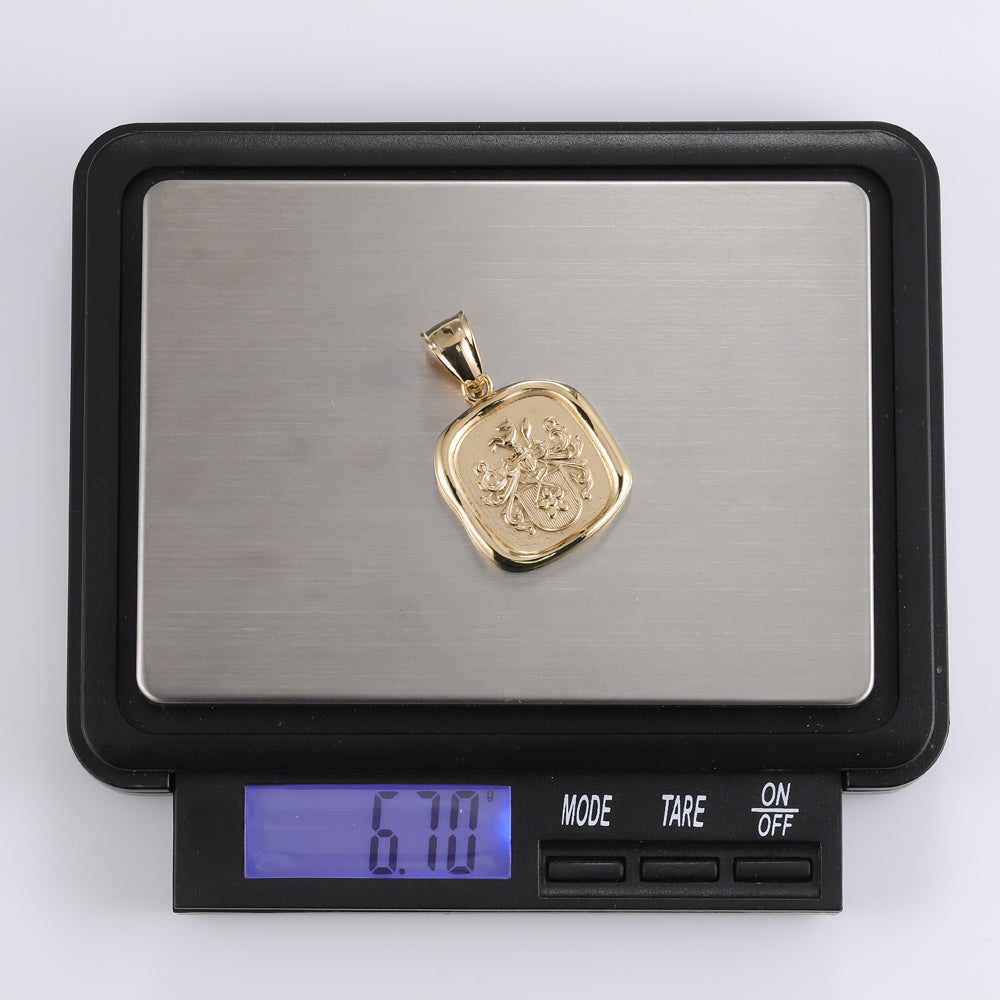 PSS1183 STAINLESS STEEL SQUARE PENDANT AAB CO..