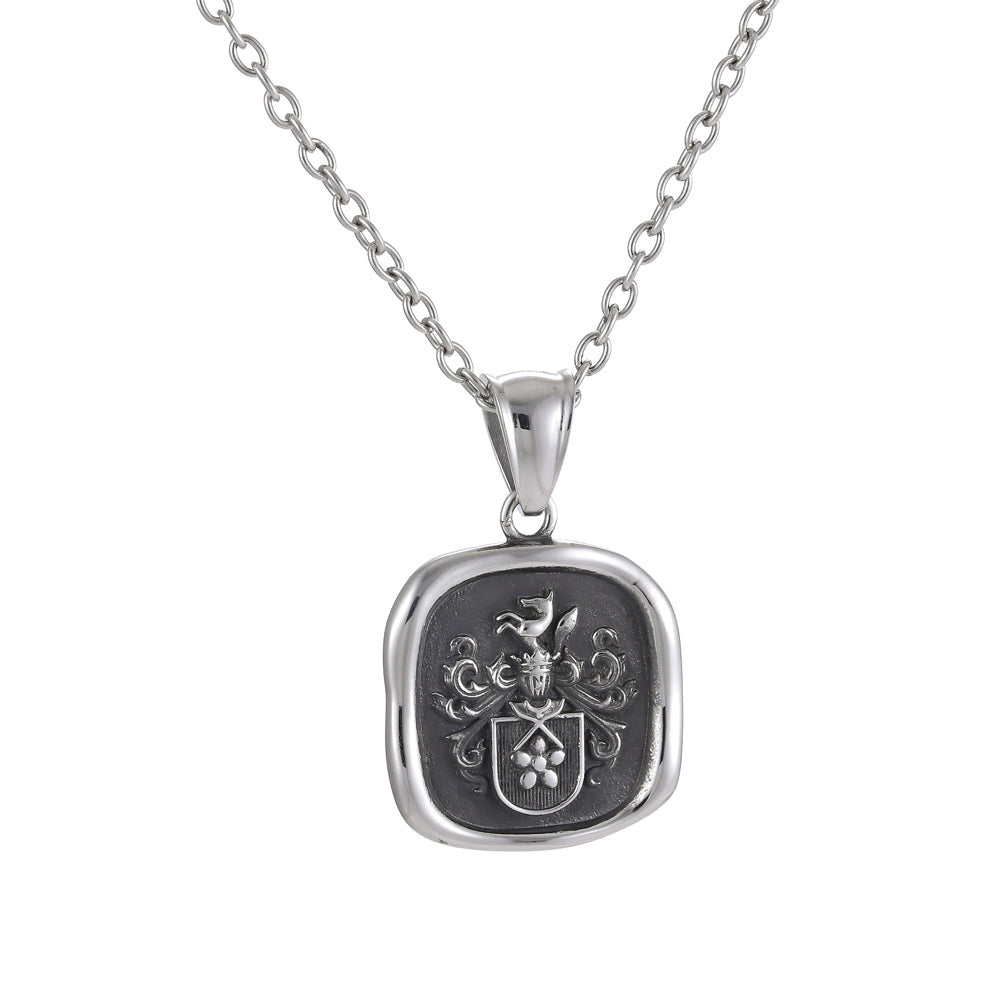 PSS1183 STAINLESS STEEL SQUARE PENDANT AAB CO..
