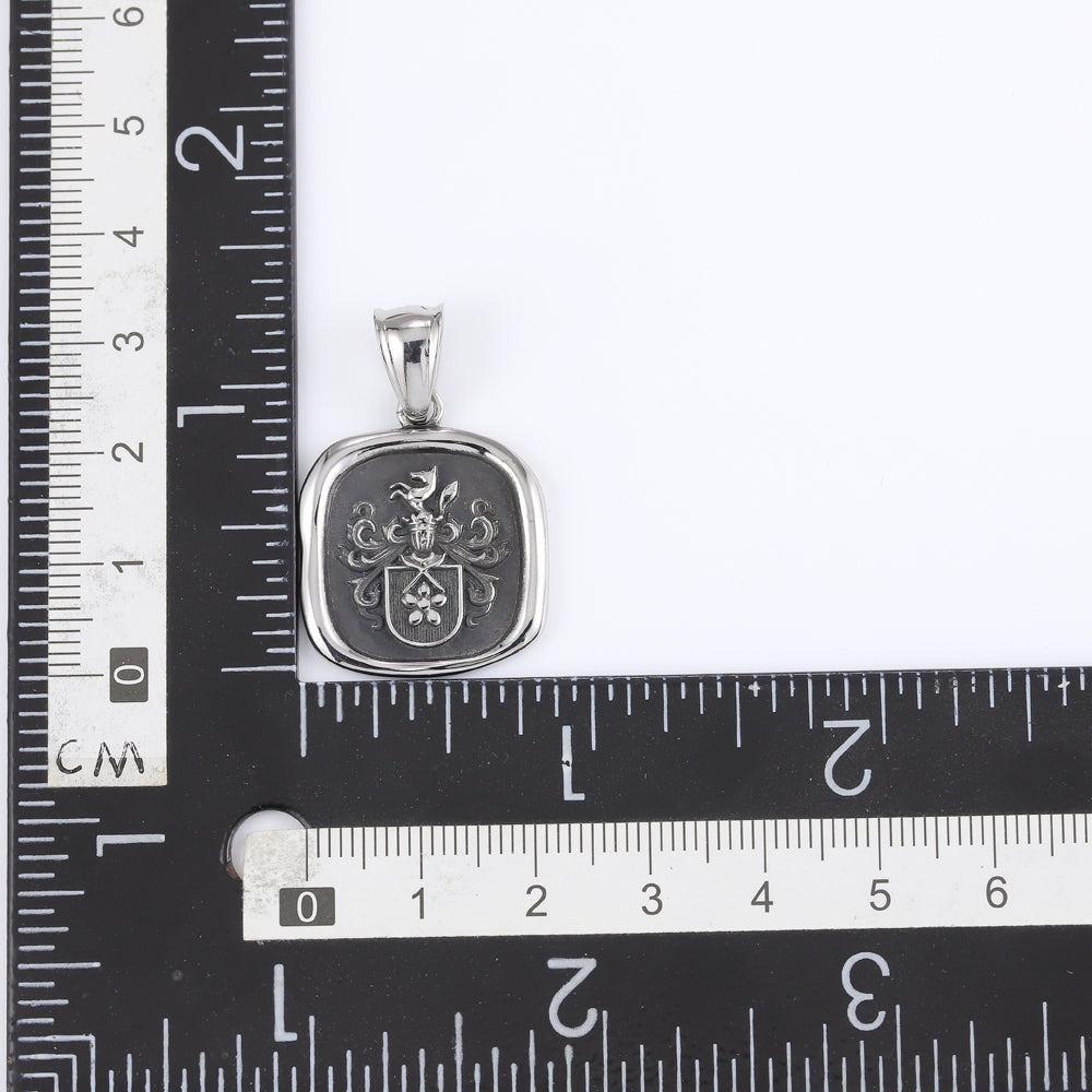 PSS1183 STAINLESS STEEL SQUARE PENDANT AAB CO..