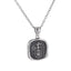 PSS1183 STAINLESS STEEL SQUARE PENDANT AAB CO..