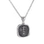 PSS1183 STAINLESS STEEL SQUARE PENDANT