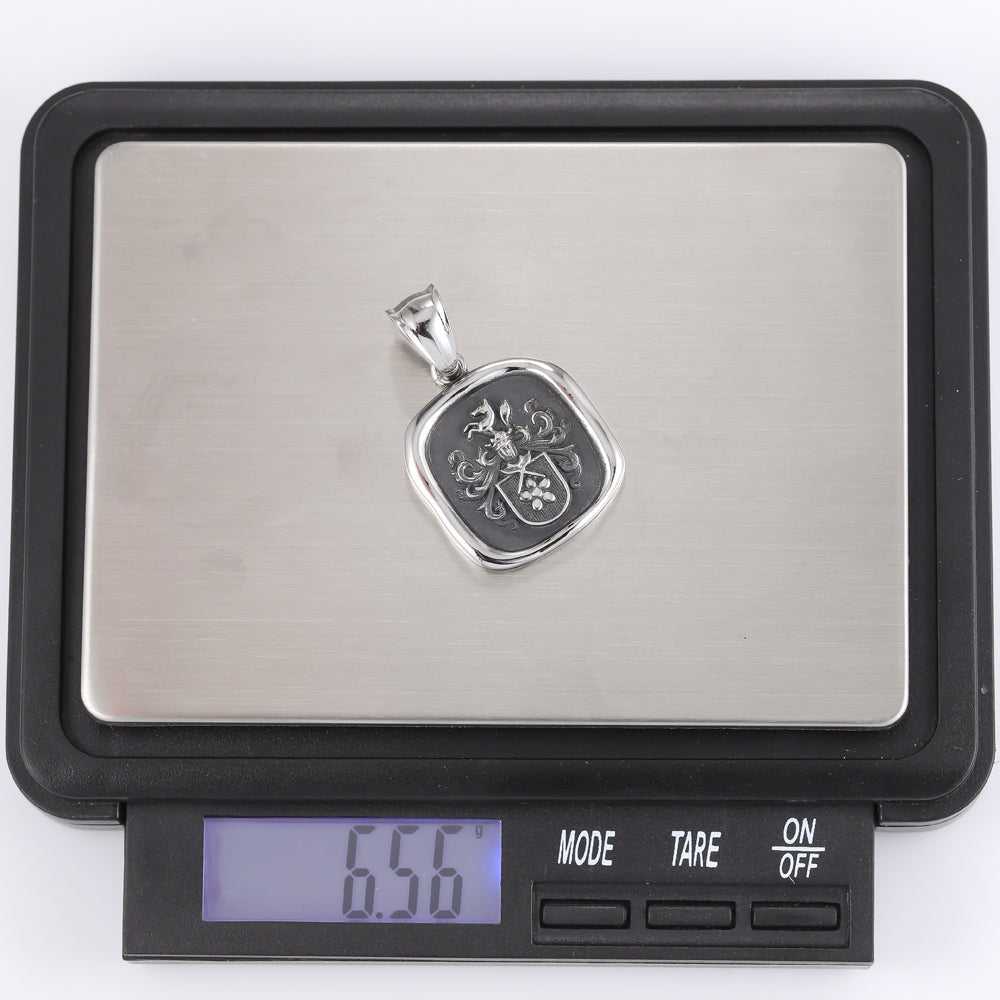 PSS1183 STAINLESS STEEL SQUARE PENDANT AAB CO..