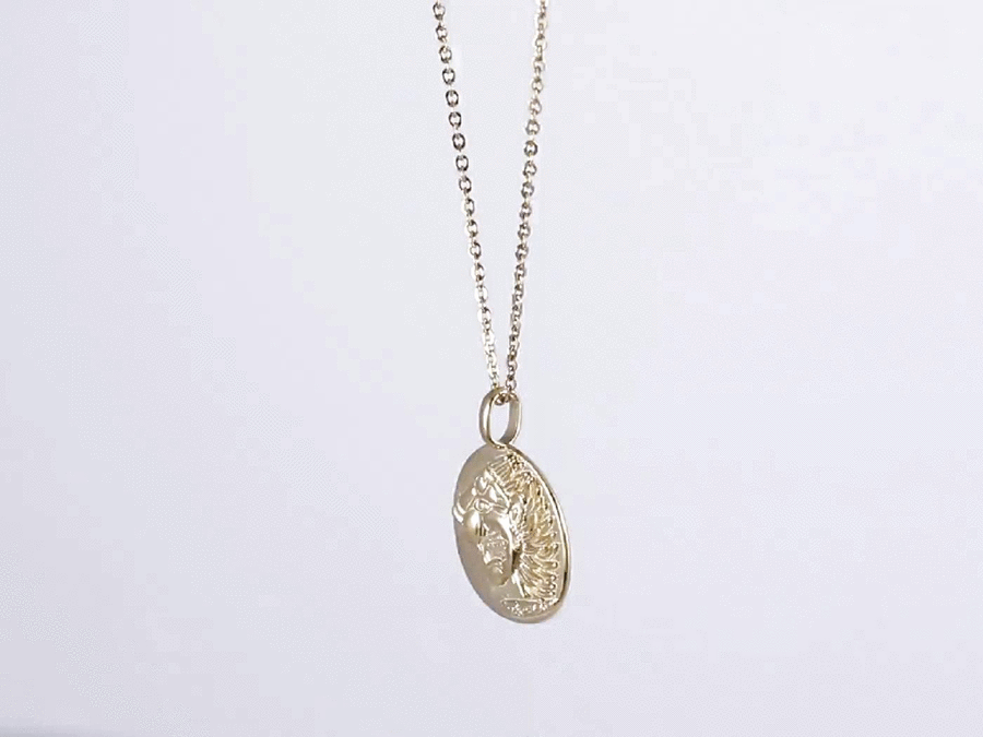 PSS1185 STAINLESS STEEL PENDANT WITH LION AAB CO..