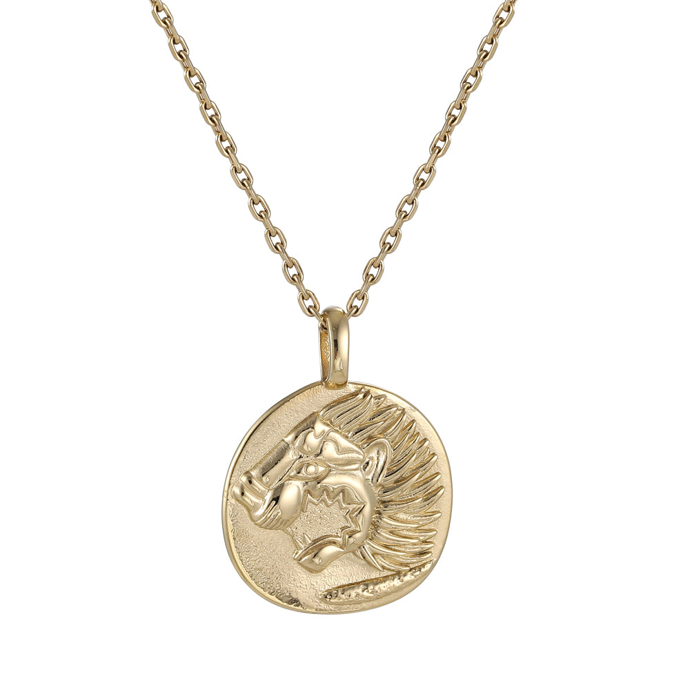 PSS1185 STAINLESS STEEL PENDANT WITH LION