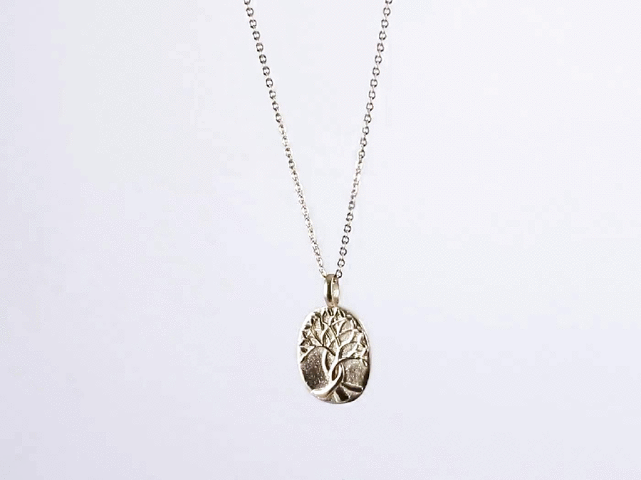 PSS1186 STAINLESS STEEL PENDANT WITH THE TREE OF LIFE AAB CO..