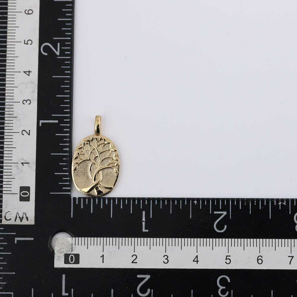 PSS1186 STAINLESS STEEL PENDANT WITH THE TREE OF LIFE
