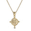 PSS1187 STAINLESS STEEL PENDANT WITH PEGASUS & CZ
