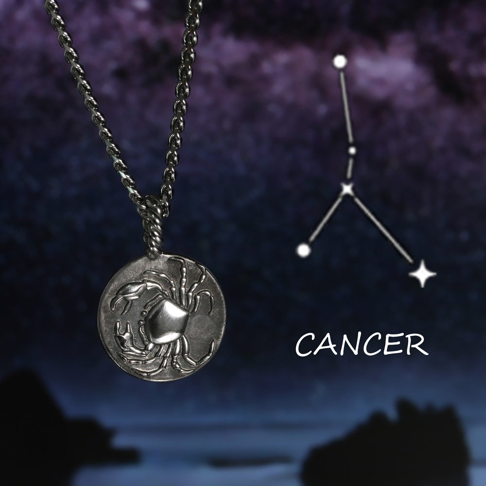 PSS1190 Stainless Steel Zodiac Pendant -- Cancer AAB CO..
