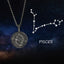 PSS1194 Stainless Steel Zodiac Pendant -- Pisces