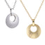 PSS1217 DAMASCUS STEEL PENDANT IN ROUND SHAPE