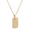 PSS1218 DAMASCUS STEEL PENDANT IN RECTANGLE SHAPE