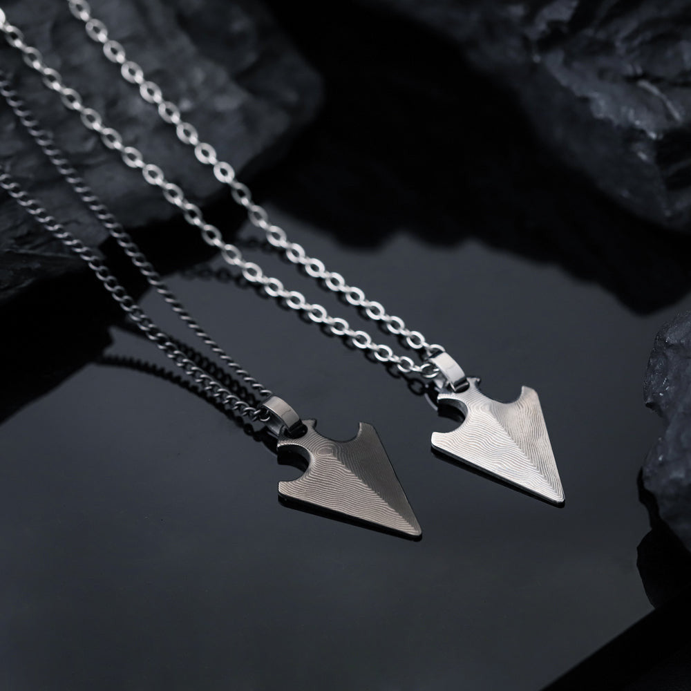 PSS1220 DAMASCUS STEEL PENDANT