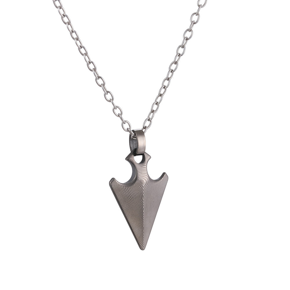 PSS1220 DAMASCUS STEEL PENDANT