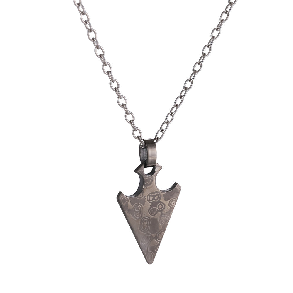 PSS1220 DAMASCUS STEEL PENDANT