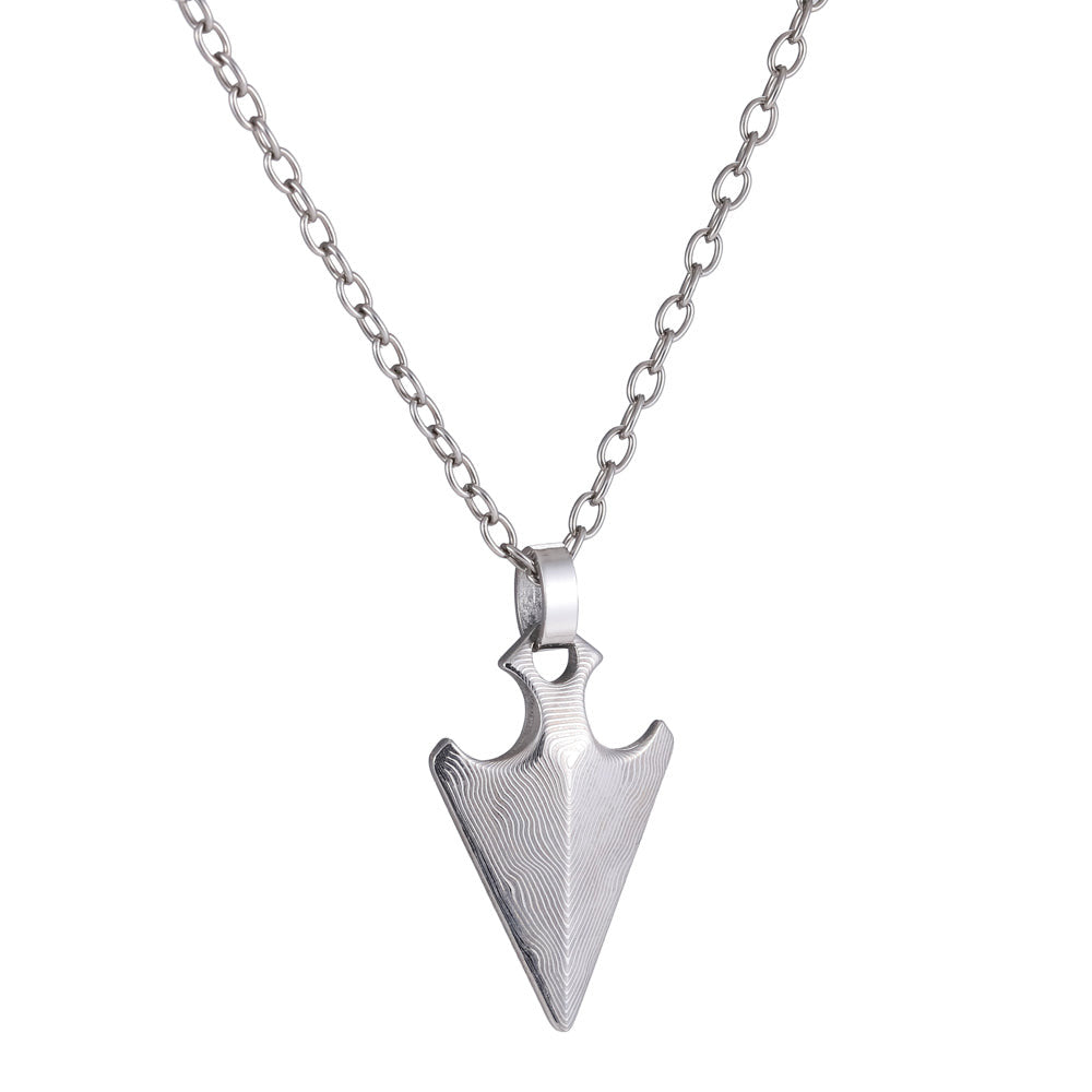 PSS1220 DAMASCUS STEEL PENDANT