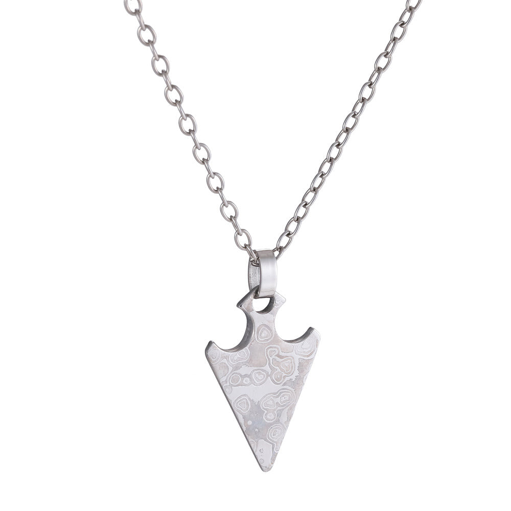 PSS1220 DAMASCUS STEEL PENDANT