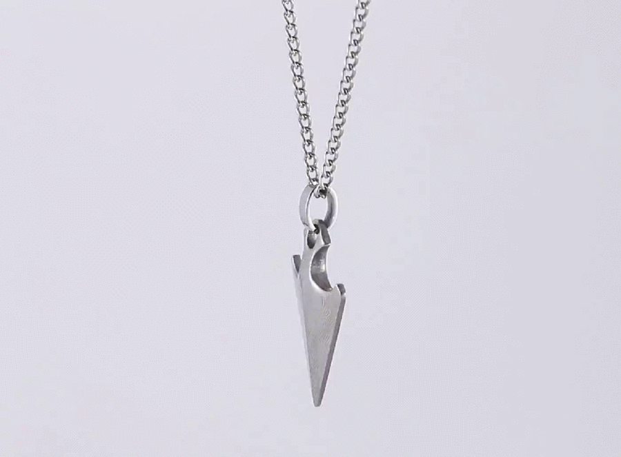 PSS1220 DAMASCUS STEEL PENDANT
