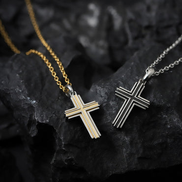 PSS1227 STAINLESS STEEL CROSS PENDANT AAB CO..