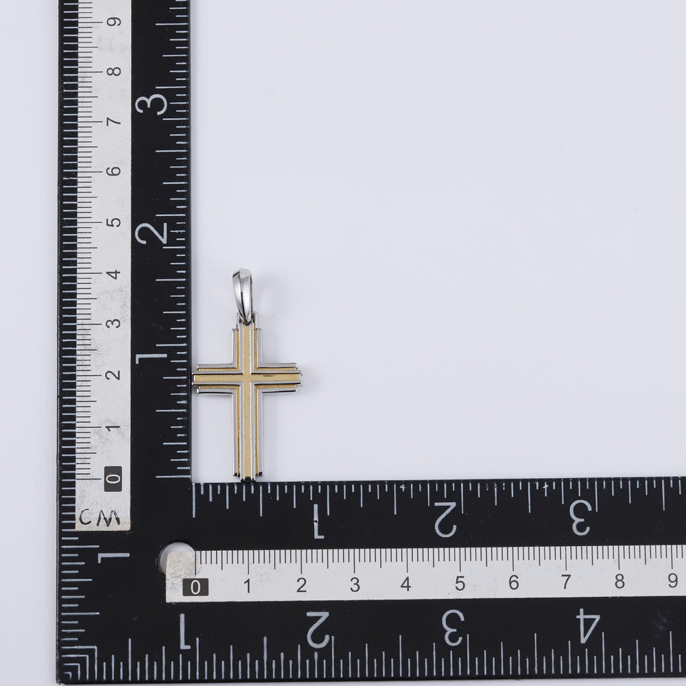 PSS1227 STAINLESS STEEL CROSS PENDANT AAB CO..
