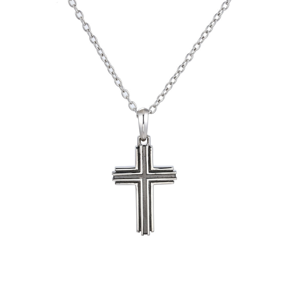 PSS1227 STAINLESS STEEL CROSS PENDANT AAB CO..