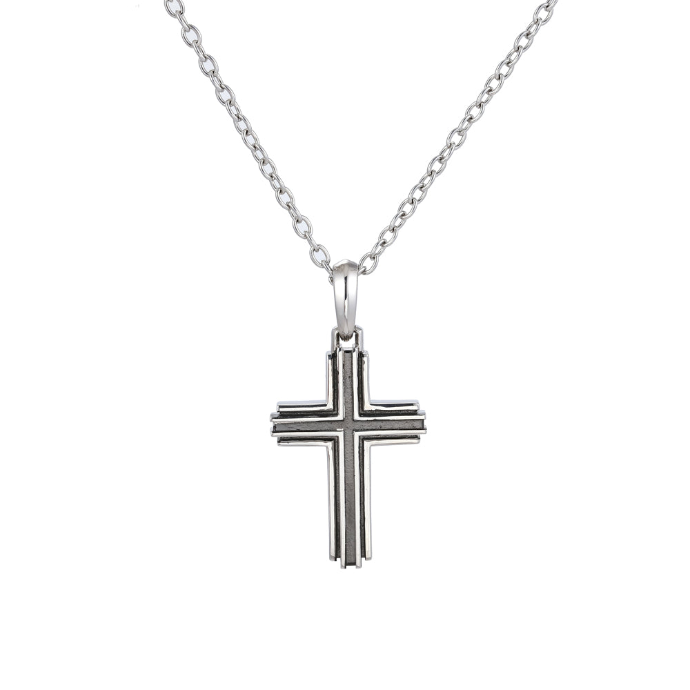PSS1227 STAINLESS STEEL CROSS PENDANT AAB CO..