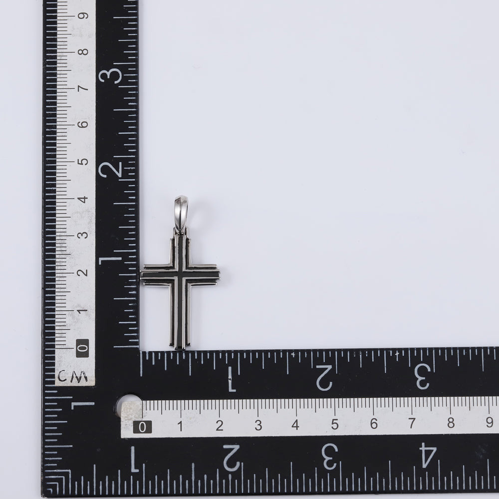 PSS1227 STAINLESS STEEL CROSS PENDANT AAB CO..
