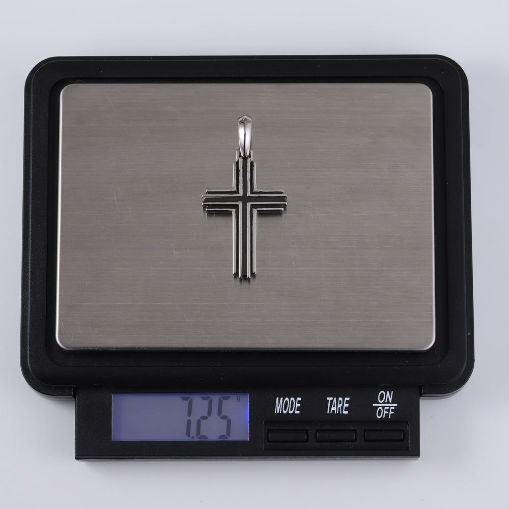 PSS1227 STAINLESS STEEL CROSS PENDANT AAB CO..