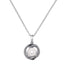 PSS1229 STAINLESS STEEL ROUND PENDANT WITH SNAKE