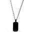 PSS207 STAINLESS STEEL PENDANT PVD CZ