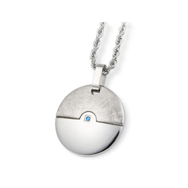 PSS250 STAINLESS STEEL PENDANT CZ AAB CO..