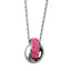 PSS290  STAINLESS STEEL PENDANT WITH FOIL STONE AAB CO..