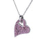 PSS351 STAINLESS STEEL PENDANT WITH STONES