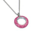 PSS361  STAINLESS STEEL PENDANT WITH FOIL STONE