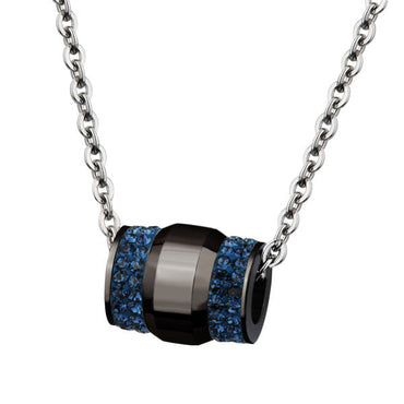 PSS362  STAINLESS STEEL PENDANT WITH FOIL STONE AAB CO..