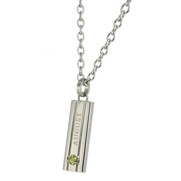 PSS89  STAINLESS STEEL PENDANT CZ AAB CO..