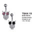 TBAN19 BELLY WITH SKUN DESIGN