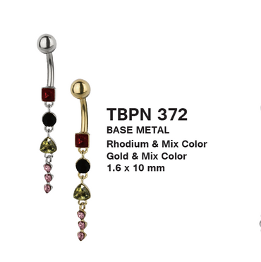 TBPN372 BANANA WITH STONE DESIGN AAB CO..