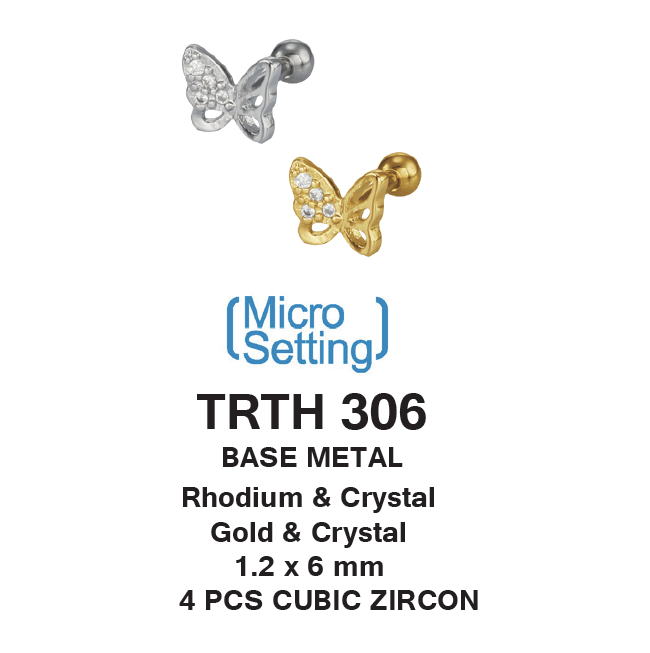 TRTH306 HELIX WITH BUTTERFLY DESIGN