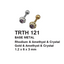 TRTH121 HELIX WITH STONE DESIGN
