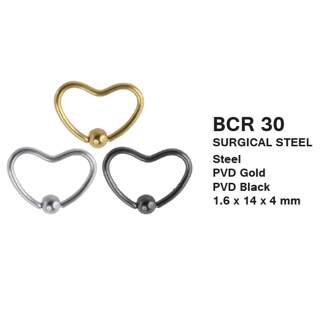 BCR30 BCR WITH HEART DESIGN