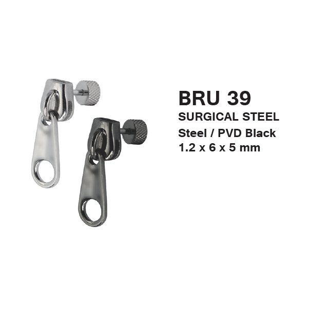 BRU39 FAKE PLUG WITH ZIPPER DESIGN AAB CO..